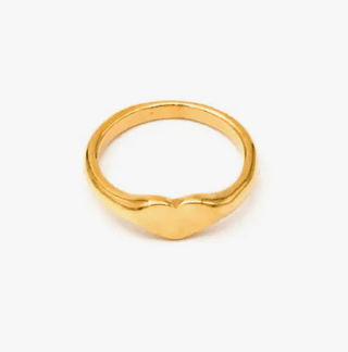 MAY MARTIN Heart Signet Ring - The Salty BabeJewelry