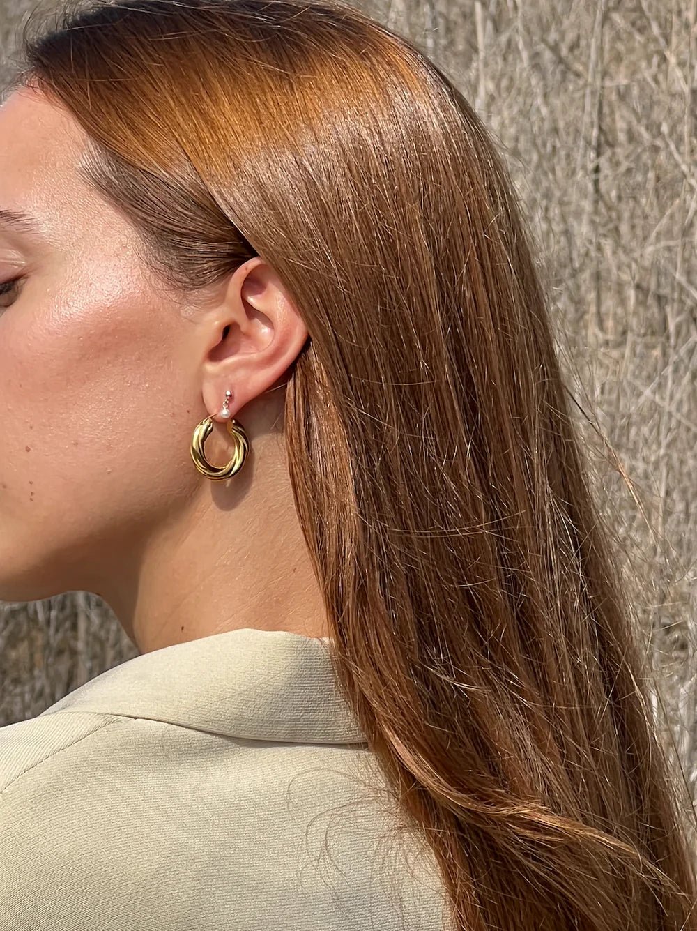 MAY MARTIN Kailee Hoops - The Salty BabeJewelry