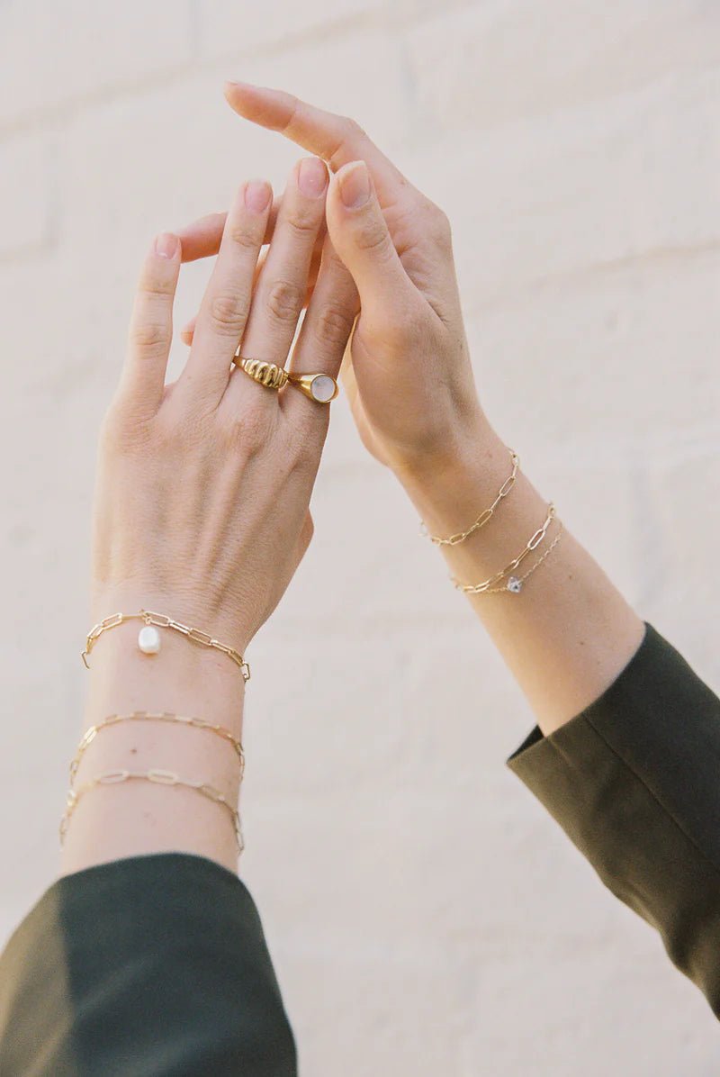 MAY MARTIN Lily Link Chain Bracelet - The Salty BabeJewelry