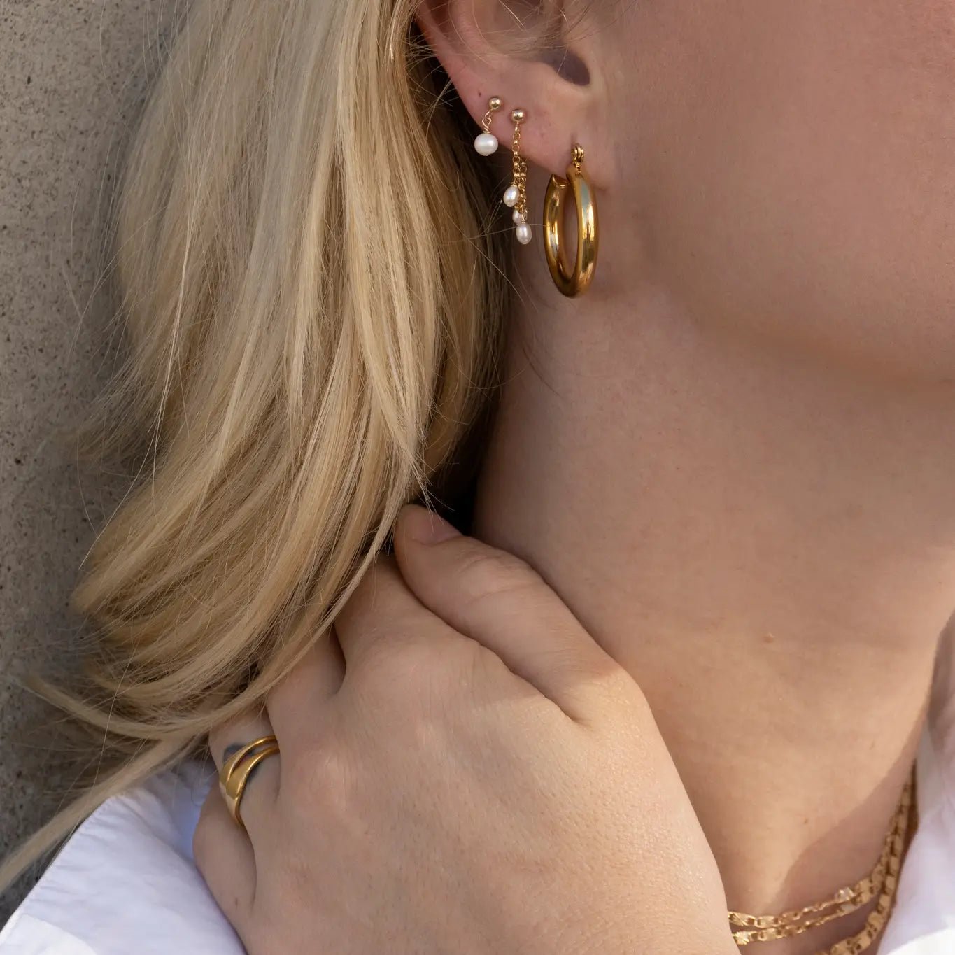 MAY MARTIN Mayson Hoops - Large - The Salty BabeEarrings