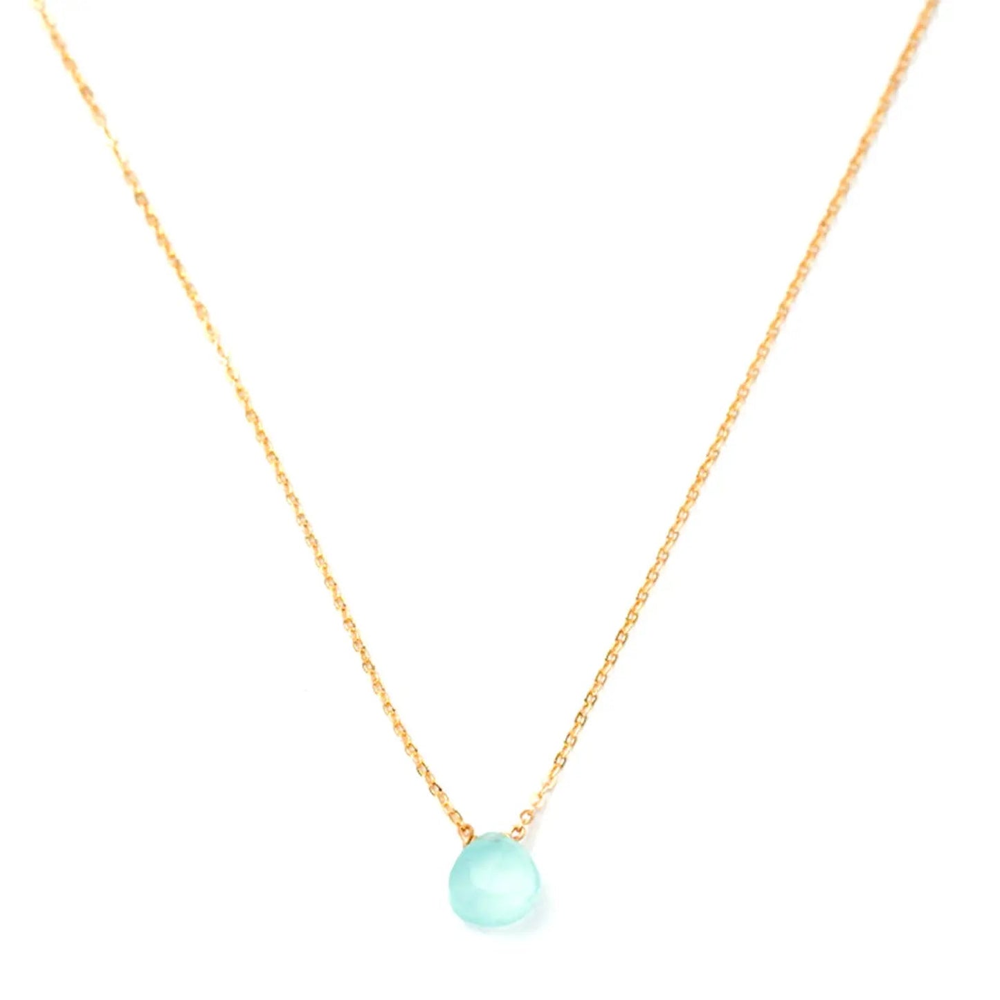 MAY MARTIN Mint Green Gemstone Necklace - The Salty BabeJewelry