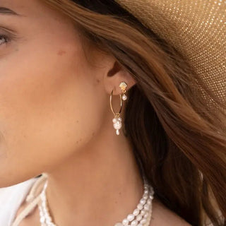 MAY MARTIN Shell Earring - The Salty BabeEarrings