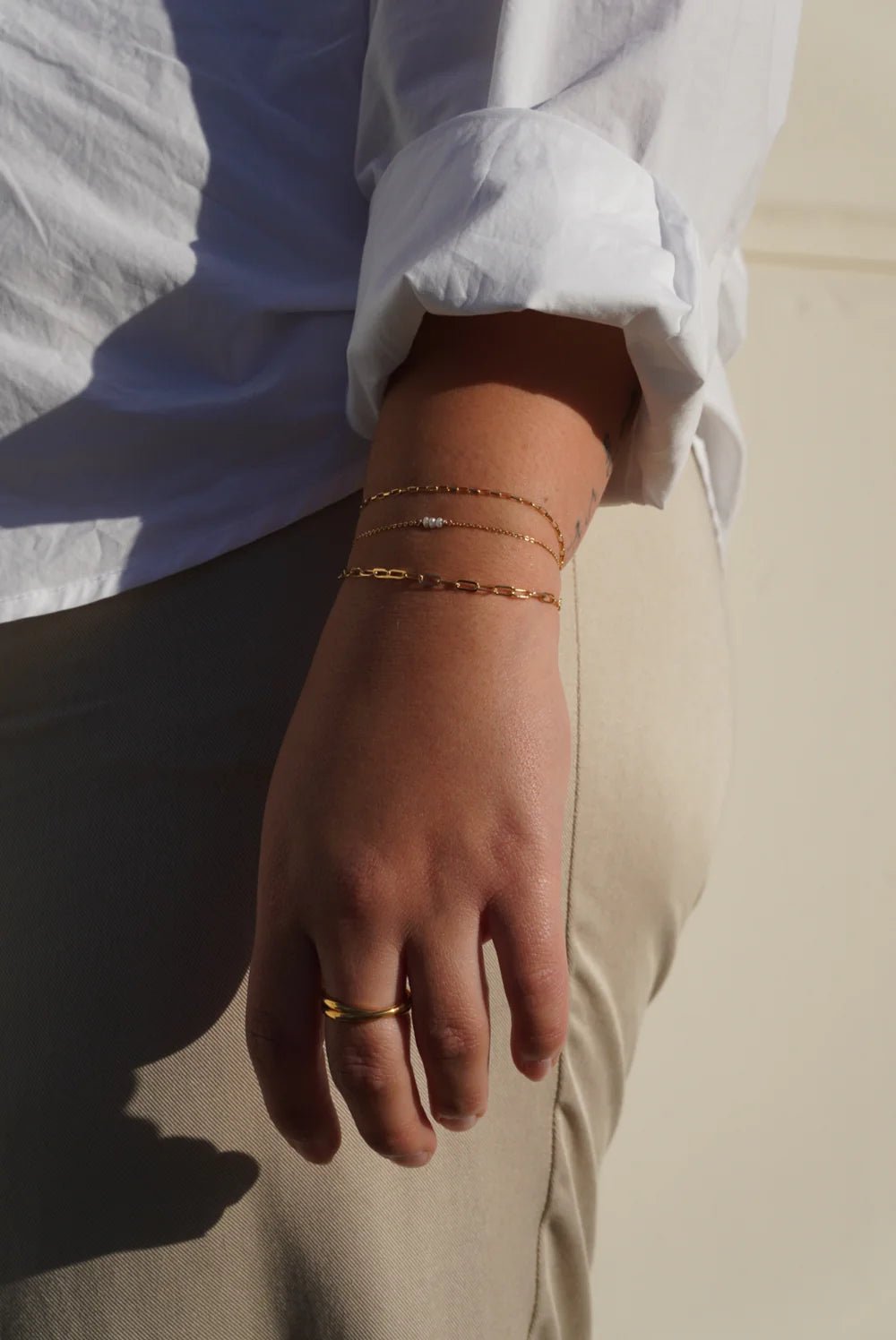 MAY MARTIN Three Pearl Bracelet - The Salty BabeJewelry