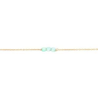 MAY MARTIN Turquoise Three Bead Bracelet - The Salty Babebracelet