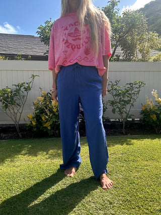 Mediterranean Stroll linen pant - The Salty BabePants