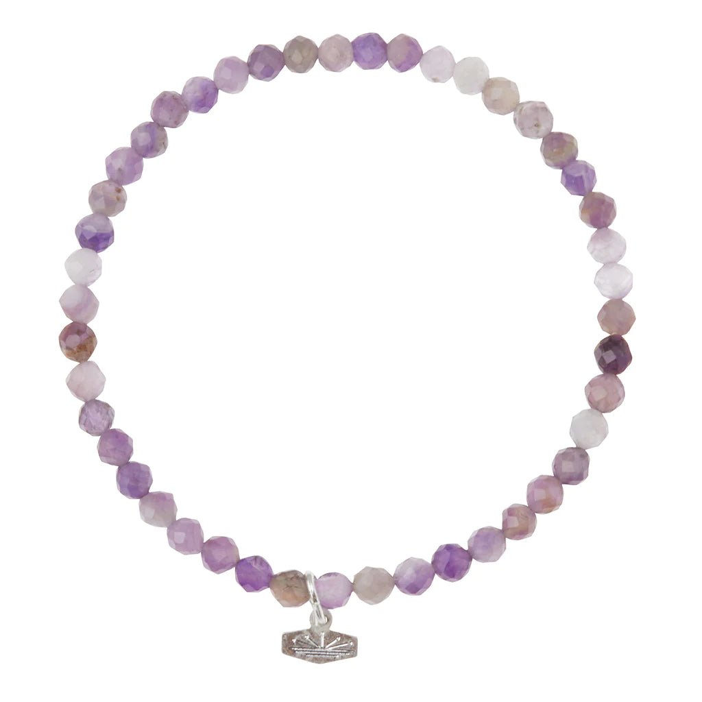Mini Faceted Stone stacking bracelet - The Salty BabeJewelry