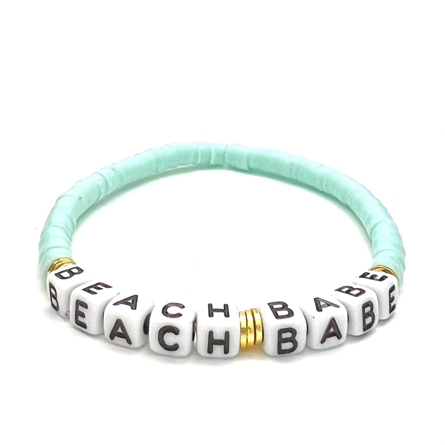 Mini Heshi word bracelets - The Salty BabeJewelry