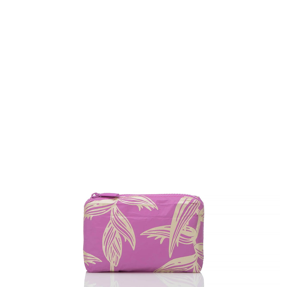 ALOHA COLLECTION Mini Heliconia pouch- Glow/Orchid