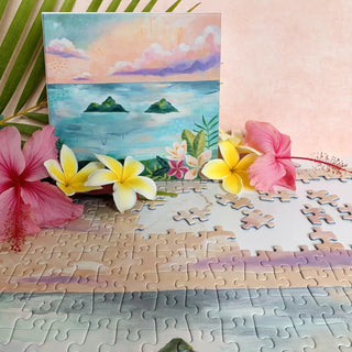 Mokulua Glow Puzzle By Lindsay Wilkins - The Salty Babehomegoods