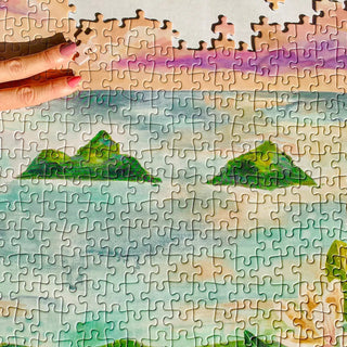 Mokulua Glow Puzzle By Lindsay Wilkins - The Salty Babehomegoods