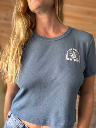 Montauk Sailing Club Tee - The Salty BabeTee Shirts