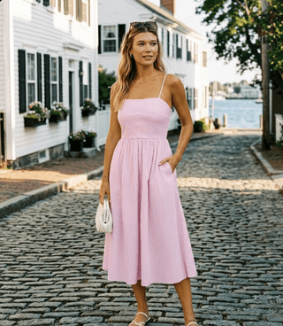 Morning Spring Midi Dress - The Salty BabeDresses
