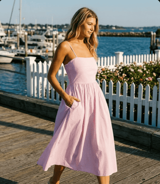 Morning Spring Midi Dress - The Salty BabeDresses