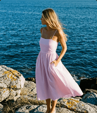 Morning Spring Midi Dress - The Salty BabeDresses