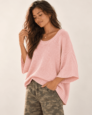 Morning Tide Sweater - Blush | The Salty Babe