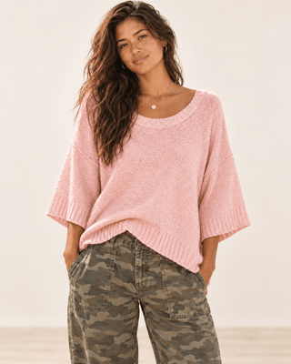 Morning Tide Sweater - Blush | The Salty Babe