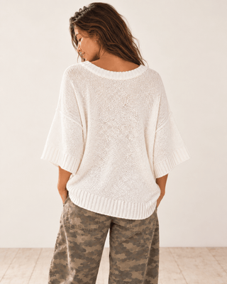 Morning Tide Sweater - Ivory | The Salty Babe