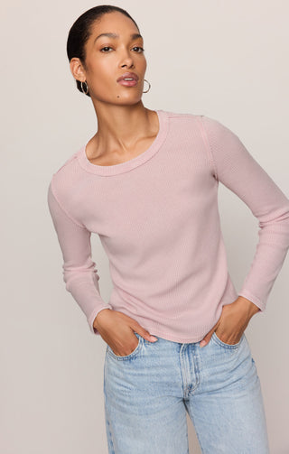 ZSUPPLY Arlet Mini Thermal Top in Soft Blush