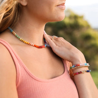 Natural Gemstone Bracelet | The Salty Babe