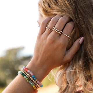 Natural Gemstone Bracelet | The Salty Babe