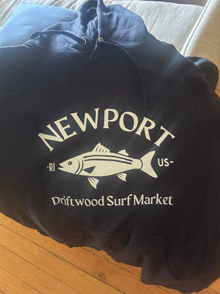 Newport Striped Bass Hoodie - Duck Camo