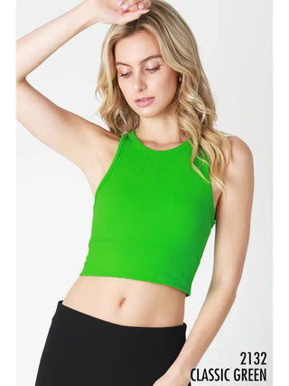 NIKIBIKI Chevron High Neck Crop Top - The Salty BabeTop