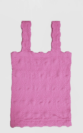 NIKIBIKI Lace Textured Square Top - The Salty BabeTank Tops