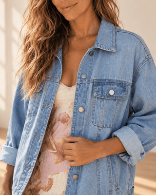 North Shore Denim Oversized Jacket - The Salty BabeJackets