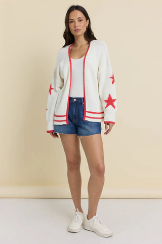 OD American Flag Knit Cardigan - The Salty BabeSweaters