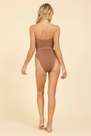 OD Krinkle Tube One - Piece Swimsuit with Belt - The Salty BabeOne Piece Swimsuits