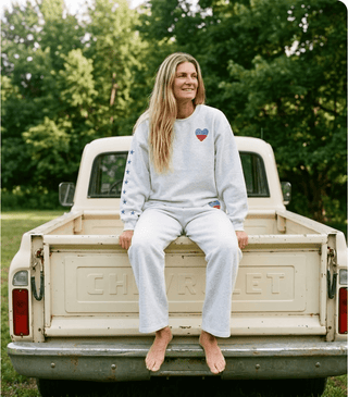 OD USA Embroidered Sweatpant - Ash Grey - The Salty BabeFleece Pants