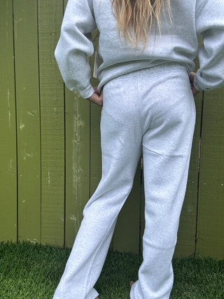 OD USA Embroidered Sweatpant - Ash Grey - The Salty BabeFleece Pants