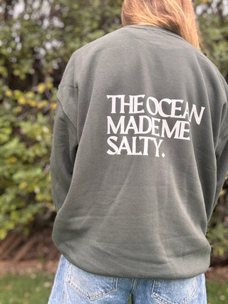 OMMS Hibiscus Crewneck Sweatshirt - The Salty BabeFleece Tops