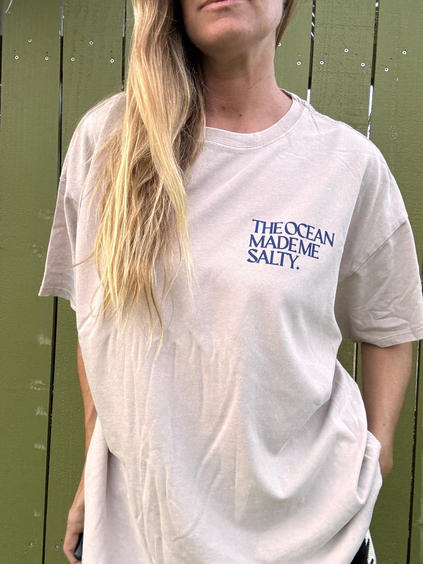 OMMS Nouveau oversized tee - The Salty BabeGraphic Tee Shirts