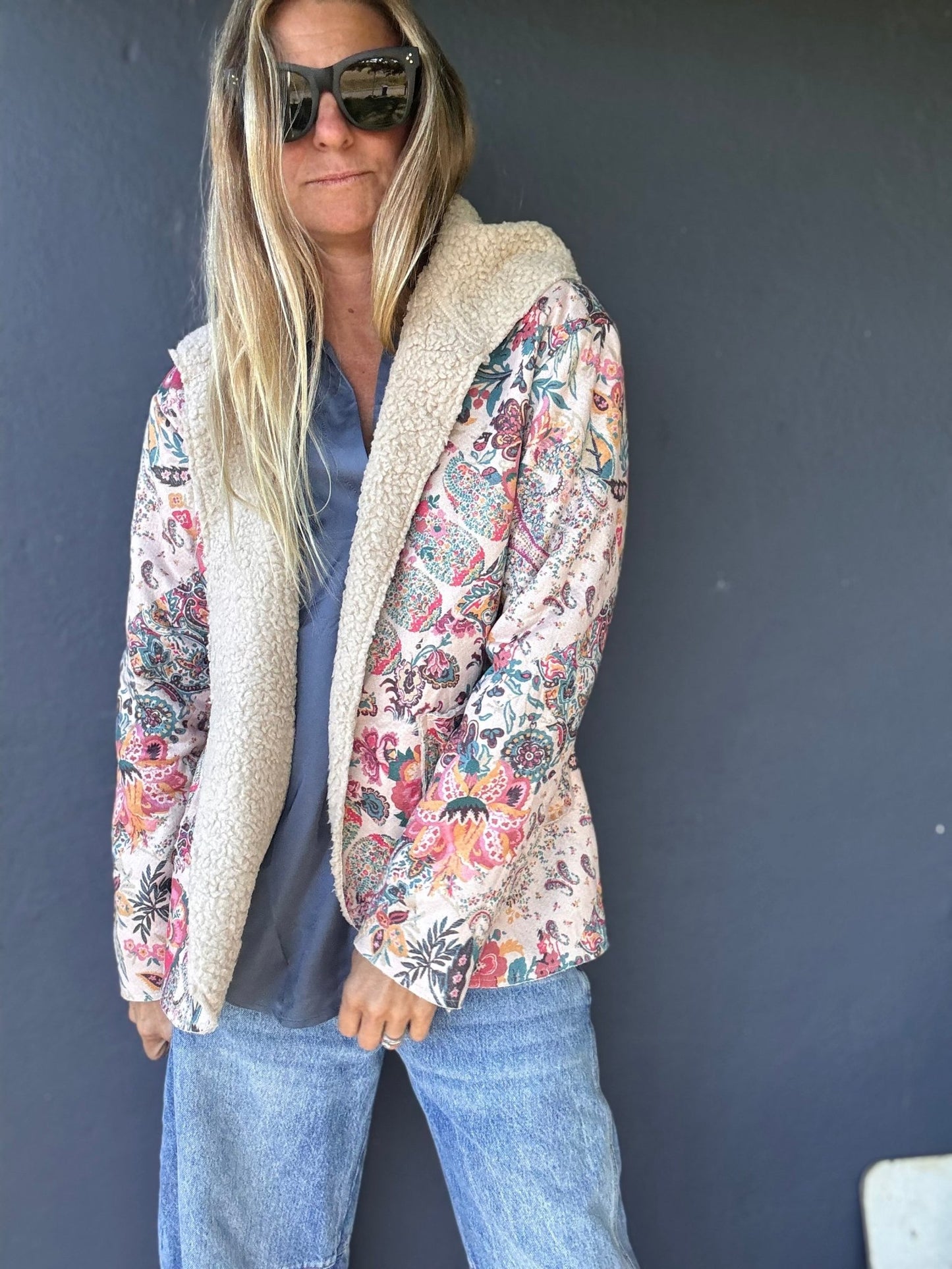 Paisley Dreams Sherpa Jacket - The Salty BabeJackets