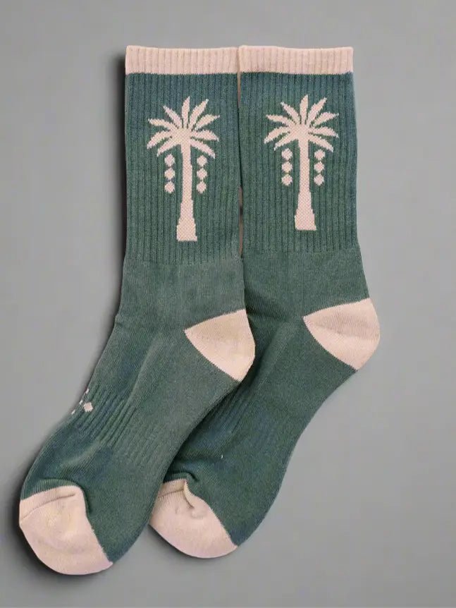Palm Tree Socks - The Salty Babesocks