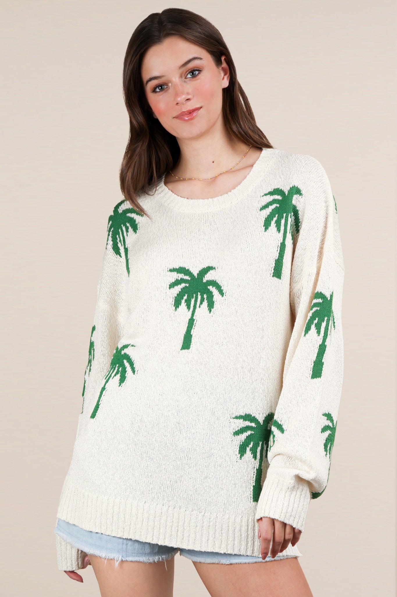 Palm Tree Sweater - The Salty BabeSweaters