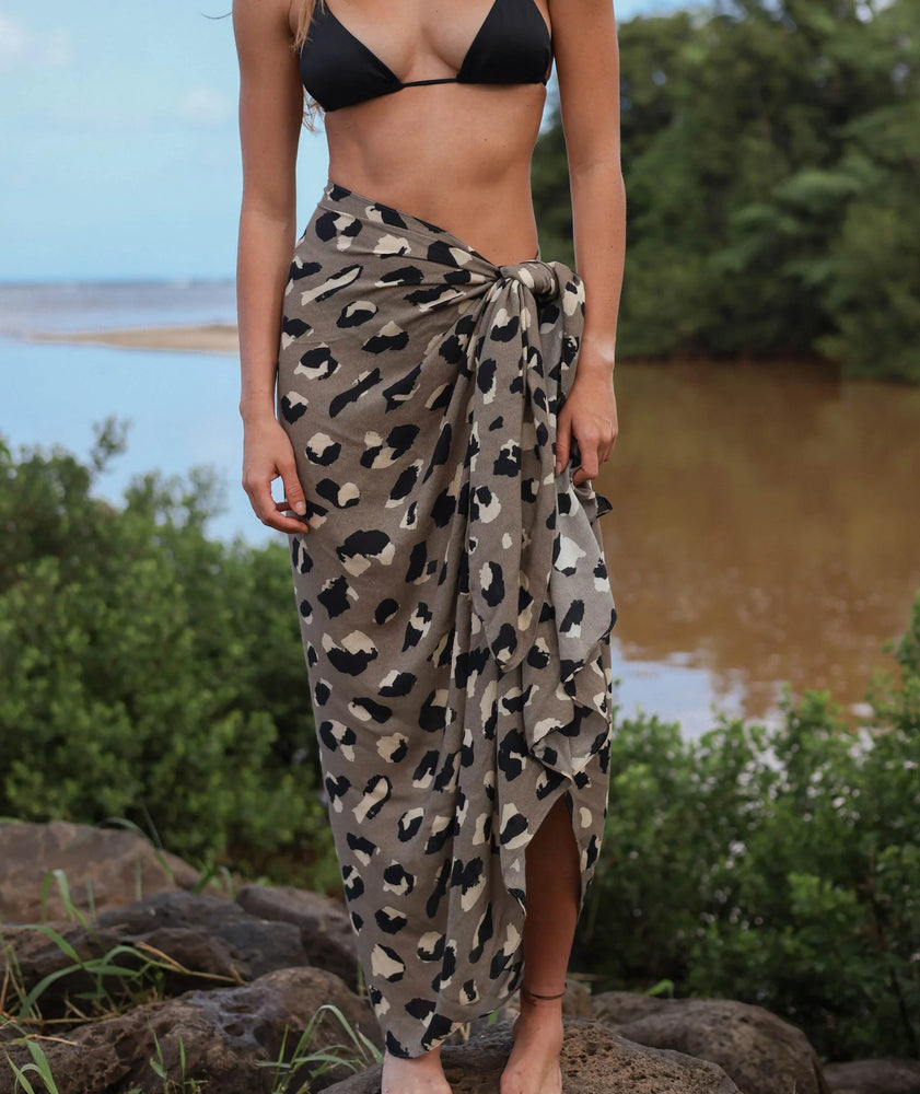 TAG ALOHA Island Leopard Pareo sarong