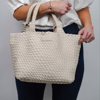 PARKER & HYDE Classic Woven Tote Bag - The Salty BabeBags