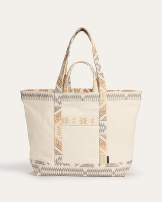 PENDLETON Astoria Canvas Large Tote - Ivory Ponderosa - The Salty BabeBags