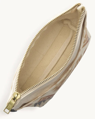 PENDLETON Astoria Canvas Zip Pouch - Ivory Ponderosa - The Salty BabePouch