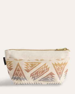 PENDLETON Astoria Canvas Zip Pouch - Ivory Ponderosa - The Salty BabePouch