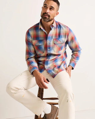 PENDLETON Beach Shack Shirt - Blue/Red Plaid - The Salty Babemens