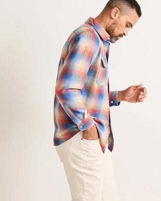 PENDLETON Beach Shack Shirt - Blue/Red Plaid - The Salty Babemens