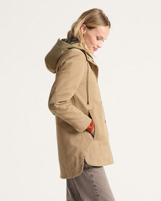 PENDLETON Cedar Creek Canvas Cord Trim Parka - Old Oak - The Salty BabeJackets
