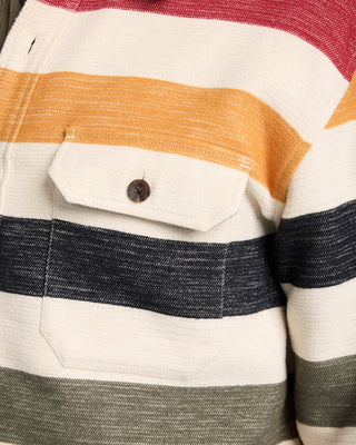 PENDLETON Driftwood Chamois Shirt in Glacier Stripe