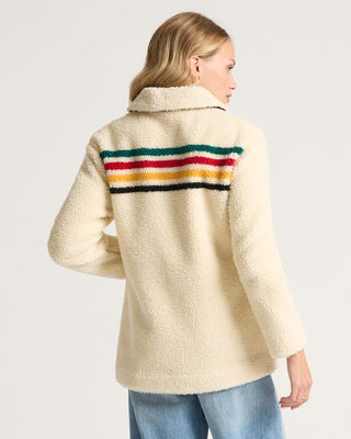 PENDLETON Glacier Sunset Fleece Jacket - Glacier Ivory - The Salty BabeJackets