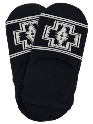 PENDLETON Harding Merino Wool Moc Sock - Black - The Salty Babesocks