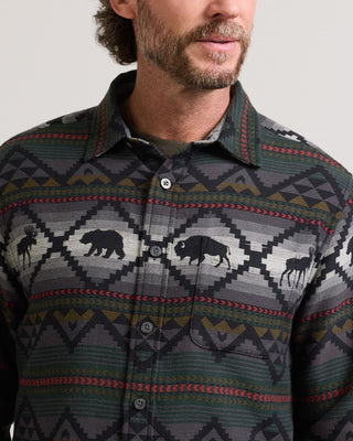 PENDLETON Marshall Chamois Shirt in Lost Trail Black