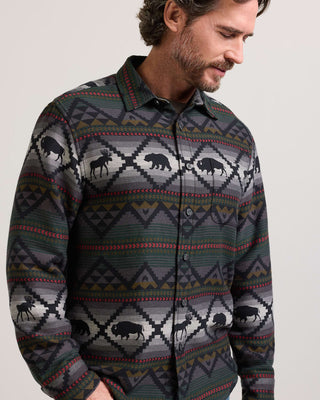 PENDLETON Marshall Chamois Shirt in Lost Trail Black